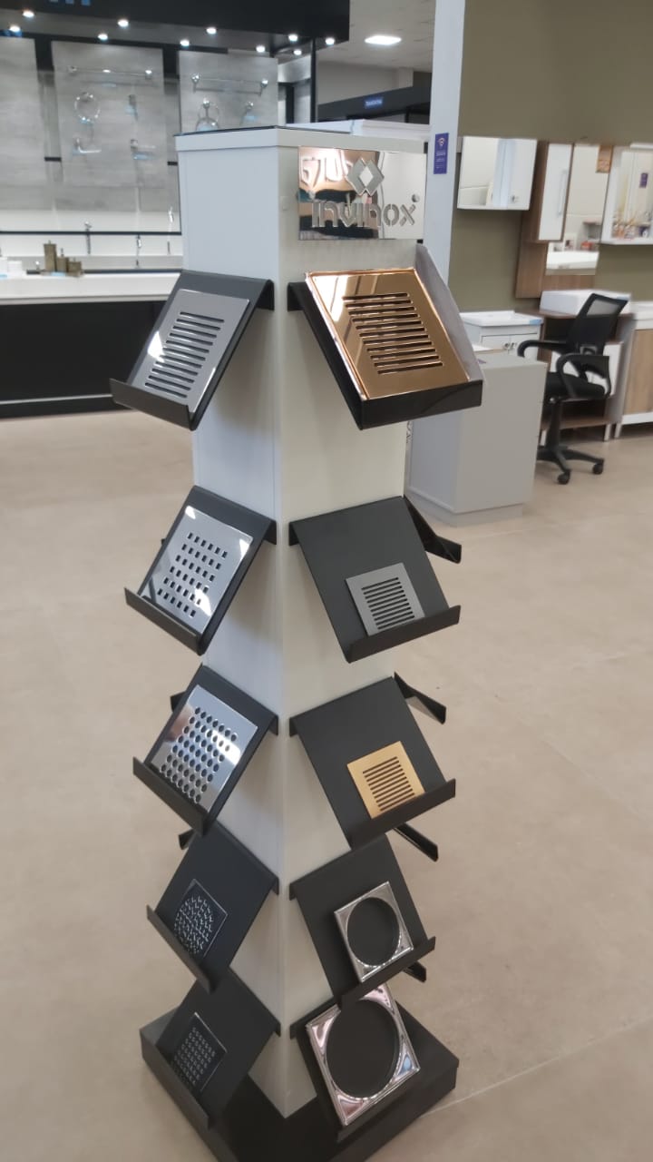 Expositores Grelhas Inox